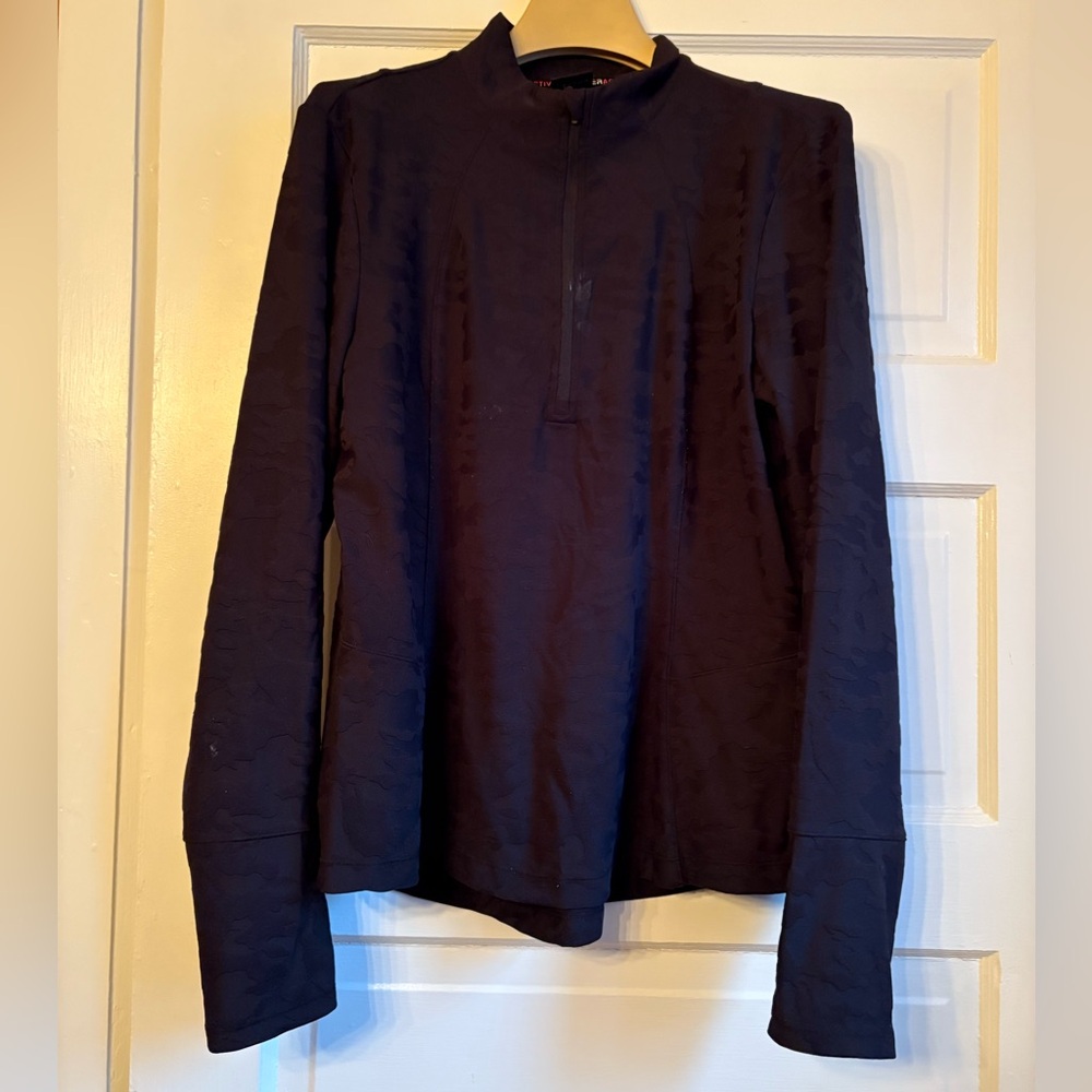 Spyder Active Black Zip-up Top, extra large